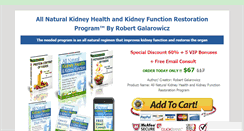 Desktop Screenshot of naturalkidneyhealth.com